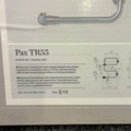 1603855-4 Elektrisk handdukstork - Pax TR55 - 454x644mm