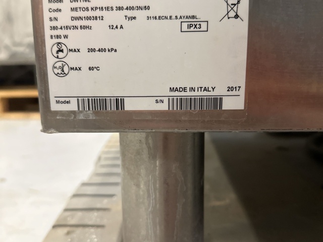 1474109-8 Diskmaskin - Metos KP 151E