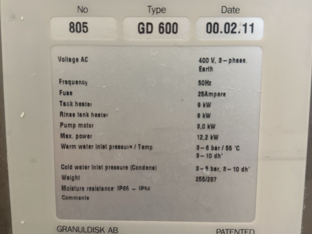 1474112-9 Diskmaskin - Granuldisk GD 600
