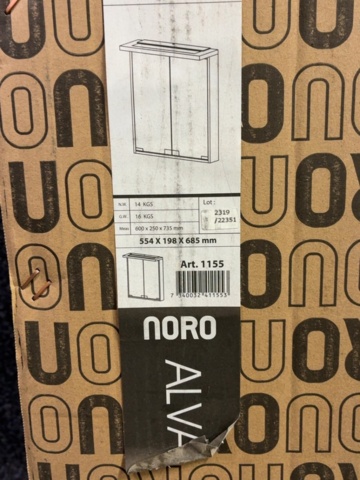 1603876-4 Spegelskåp - Noro Alva 550