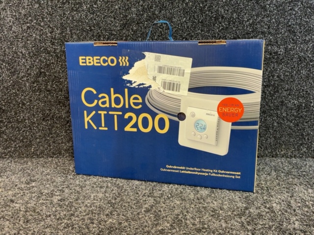 1603878-2 Golvvärmekit - Ebeco Cable Kit 200