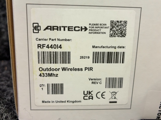 1603880-3 Trådlös rörelsedetektor - Aritech RF440I4