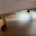 1548312-3 Dubbelsidig whiteboardtavla på hjul