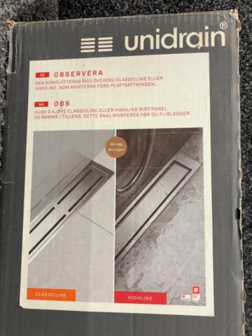 1603915-3 Grundpaket Unidrain 900x75mm 7123017