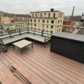 1548318-12 Soffgrupp för utomhusbruk med förvaringsbox, loungebord och ljuslyktor