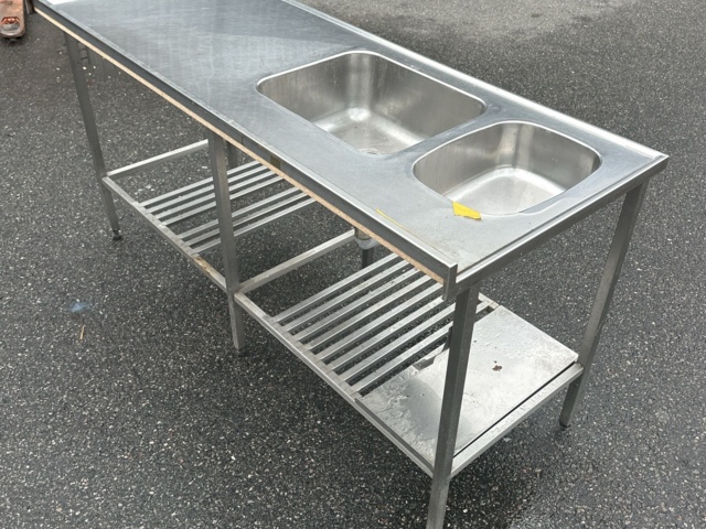 1474139-6 Rostfri bänk