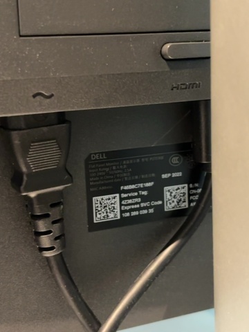 1548324-9 Kontorsarbetsplats med elektriskt skrivbord och 2 bildskärmar med tillbehör - HÅG / Dell