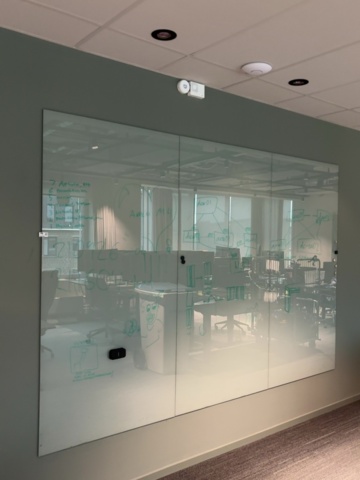 1548326-1 Whiteboardtavlor i glas 3 st