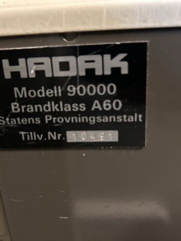 1545111-4 Säkerhetsskåp - Hadak Modell 90000