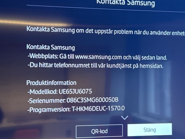 1545115-3 TV - Samsung UE65JU6075