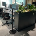 1548333-1 Kontorsmöblemang och elektronikenheter för fyra arbetsplatser - Dell / HÅG / Steelcase / Svenheim