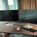 1548333-13 Kontorsmöblemang och elektronikenheter för fyra arbetsplatser - Dell / HÅG / Steelcase / Svenheim