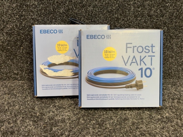1603948-2 2 st Värmekabel Ebeco Frostvakt 10
