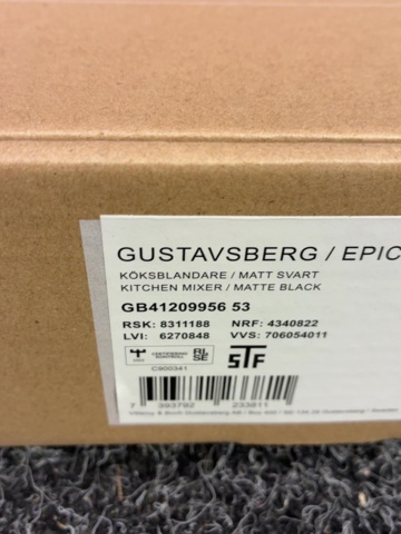 1603949-4 Köksblandare Gustavsberg Epic