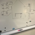 1545117-40 Kontorsinredning - Skrivbord, skärmar, whiteboard, m.m.