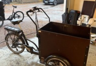 1588763 Elektrisk lastcykel med lastbox - Cargobike  FlexBox
