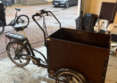 Elektrisk lastcykel med lastbox - Cargobike  FlexBox