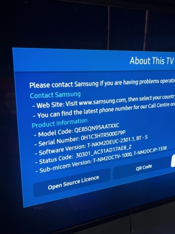 1548339-5 Smart-TV 85” Samsung - med specialbyggd mediamöbel