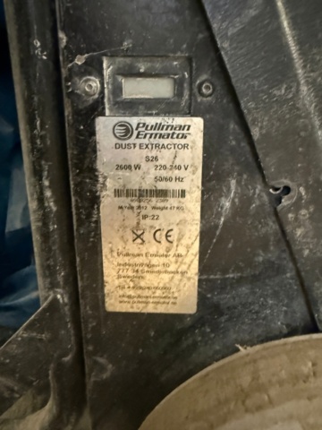 1352369-4 Stoftavskiljare Pullman Ermator S26