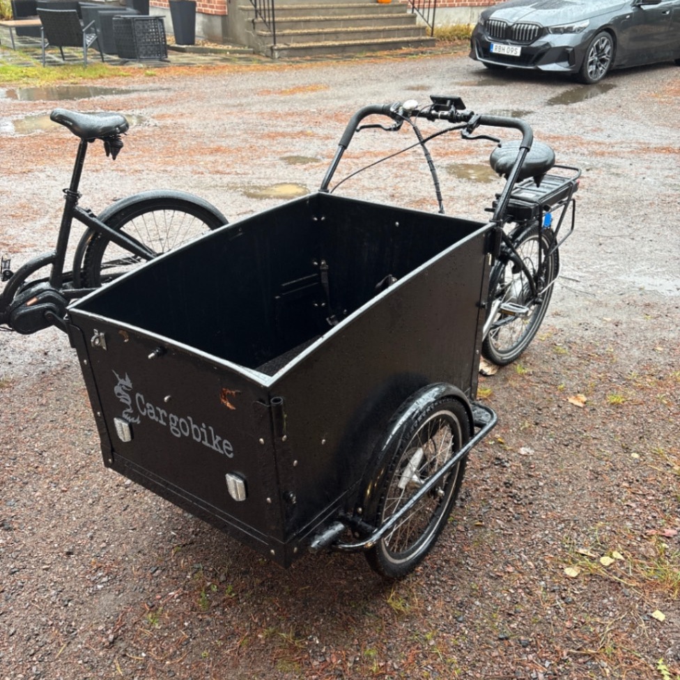 1588765-1 Elektrisk lastcykel med lastbox - Cargobike  FlexBox