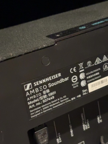 1548340-9 Soundbar - Sennheiser ’Ambeo SB01'