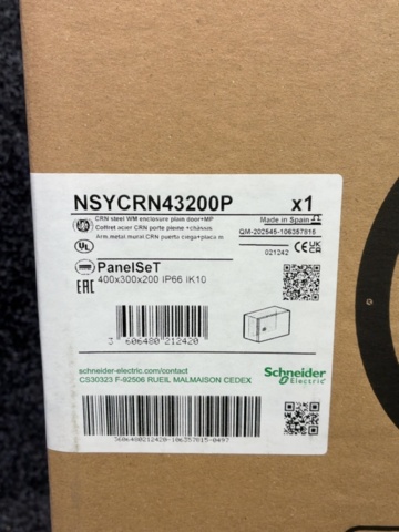 1604659-3 Väggkapsling Schneider Electric NSYCRN43200P