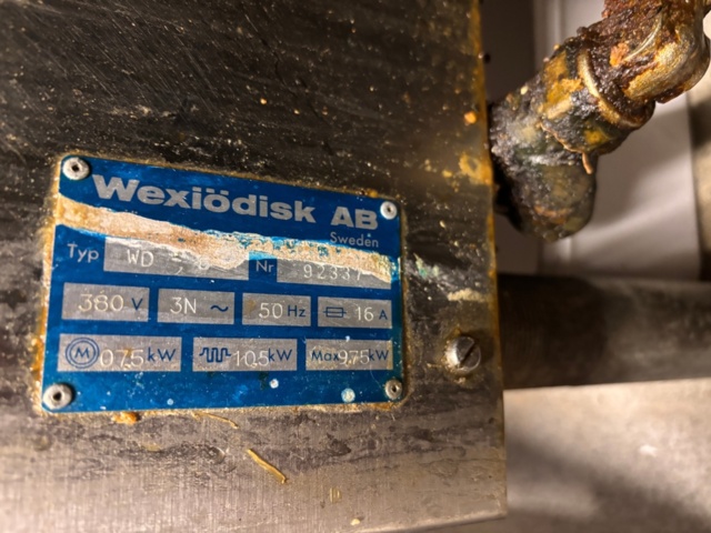 1524804-4 Huvdiskmaskin – Wexiödisk WD-6