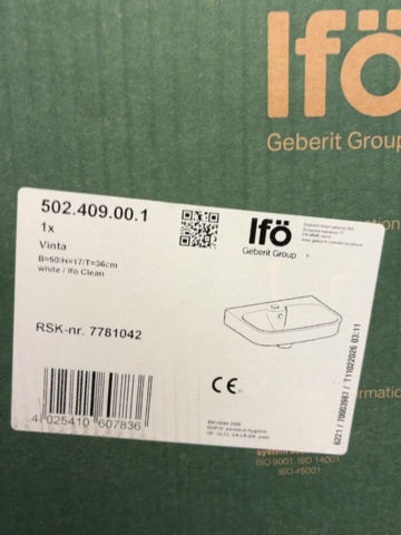 1604667-5 Handfat Vinta IFÖ - 50 cm