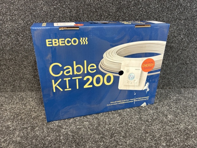 1602634-2 Golvvärmekit Ebeco Cable kit 200 (260 W, 23 m).