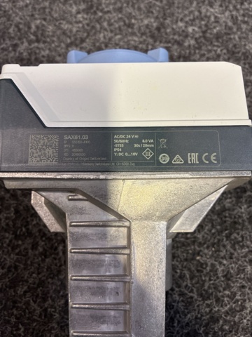 1602650-5 Ventilställdon Siemens SAX61