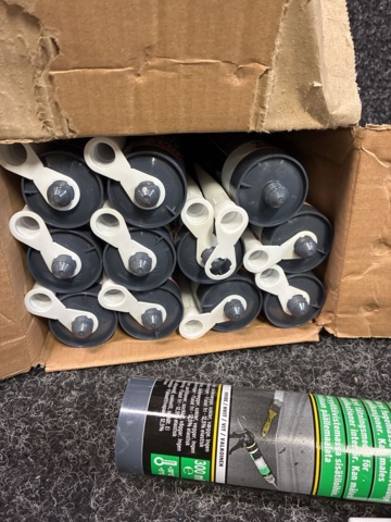 1602654-3 12 st Akrylfogmassa Soudal Vit