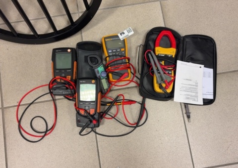 Mätinstrument 5 st - Testo, Fluke, m.m.
