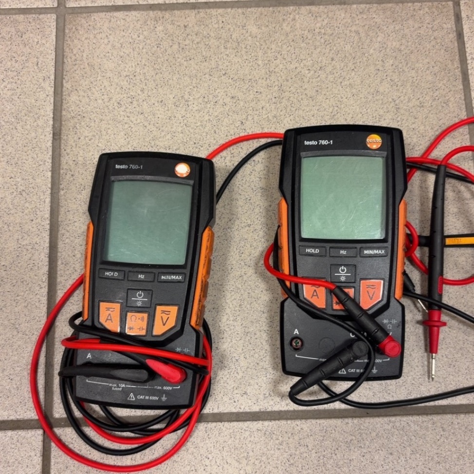 1575090-2 Mätinstrument 5 st - Testo, Fluke, m.m.