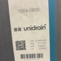 1604695-4 Avloppsarmatur Unidrain 1004, 800mm