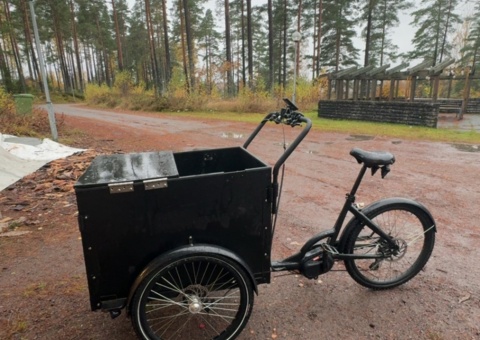 Elektrisk lastcykel med lastbox - Cargobike Delight Box