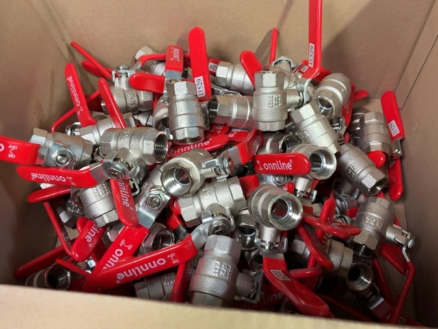 1604701-1 Ca 100 st Kulventiler Onnline 1/2"