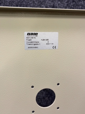 1604710-4 Lastbrytarservis 125A - Eldon HLBK125S