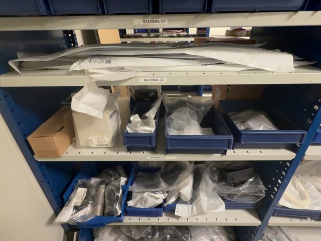 1575095-26 Larger batch of spare parts for commercial kitchens - 4 shelf sections