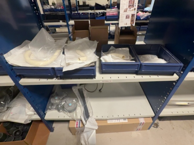 1575095-30 Larger batch of spare parts for commercial kitchens - 4 shelf sections