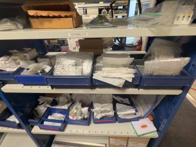 1575095-32 Larger batch of spare parts for commercial kitchens - 4 shelf sections