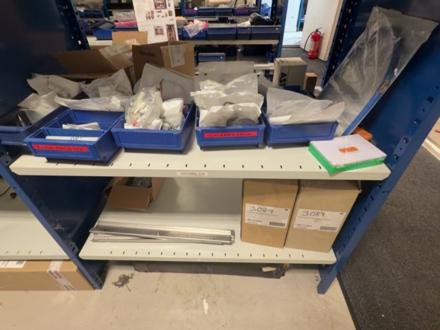 1575095-33 Larger batch of spare parts for commercial kitchens - 4 shelf sections