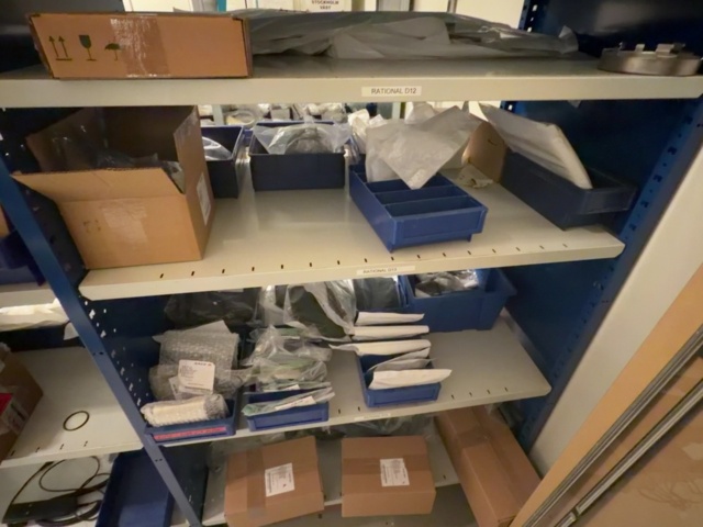 1575095-37 Larger batch of spare parts for commercial kitchens - 4 shelf sections