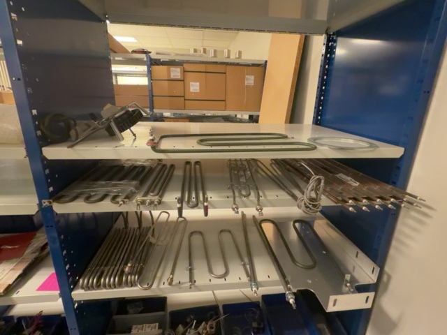 1575095-45 Larger batch of spare parts for commercial kitchens - 4 shelf sections