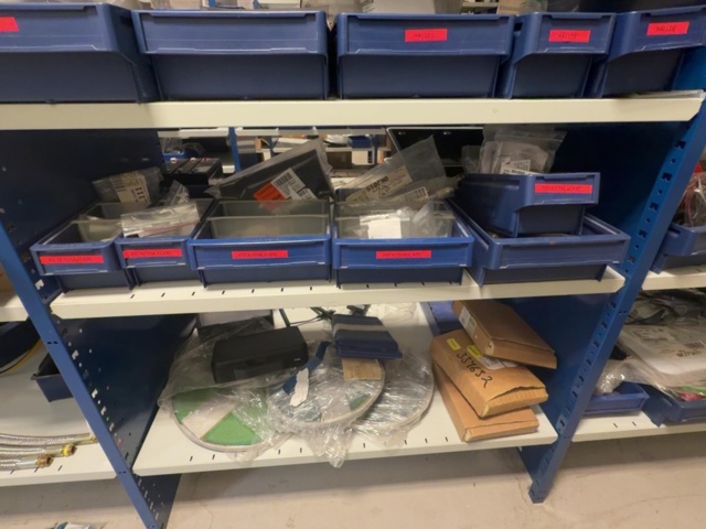 1575095-57 Larger batch of spare parts for commercial kitchens - 4 shelf sections