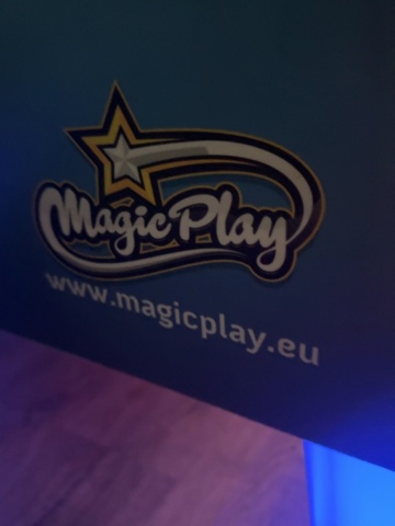1458578-7 Airhockeybord – Magic Play Timberman Hockey – LED-belysning