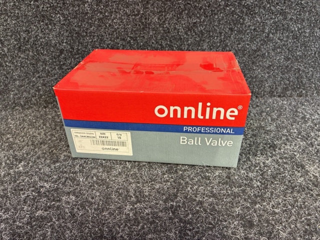 1602661-2 15 st Kulventiler med spak Onnline 22x22 CEQ596