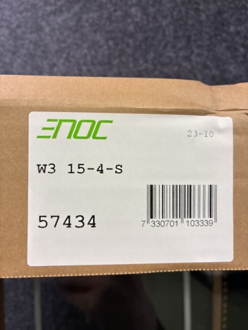 1602760-3 Väggskåp Enoc System W3 15-4-S med glasdörr