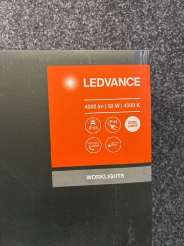 1602782-7 Abetsbelysning Ledvance LED Strålkastare Grå 50W 4500lm 120D - 840 Kallvit
