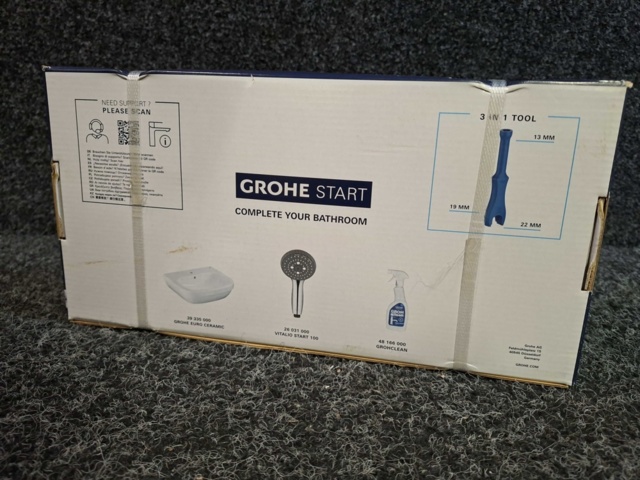1602807-8 Tvättställsblandare Grohe Start M Push-Open Utdrag