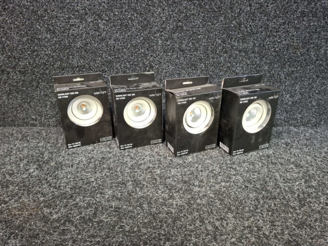 1602818-1 4 st Downlight Solar Light ONE 260 8W 2700K